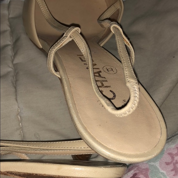 Chanel sandals heels